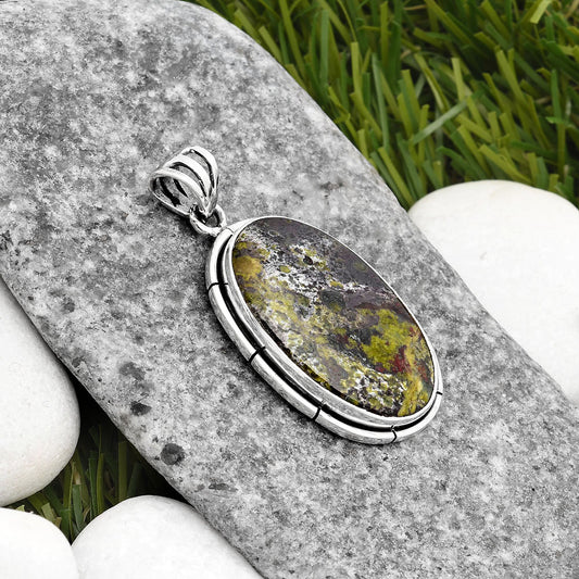 Dragon Blood Stone - South Africa Pendant P-1065 SDP107751