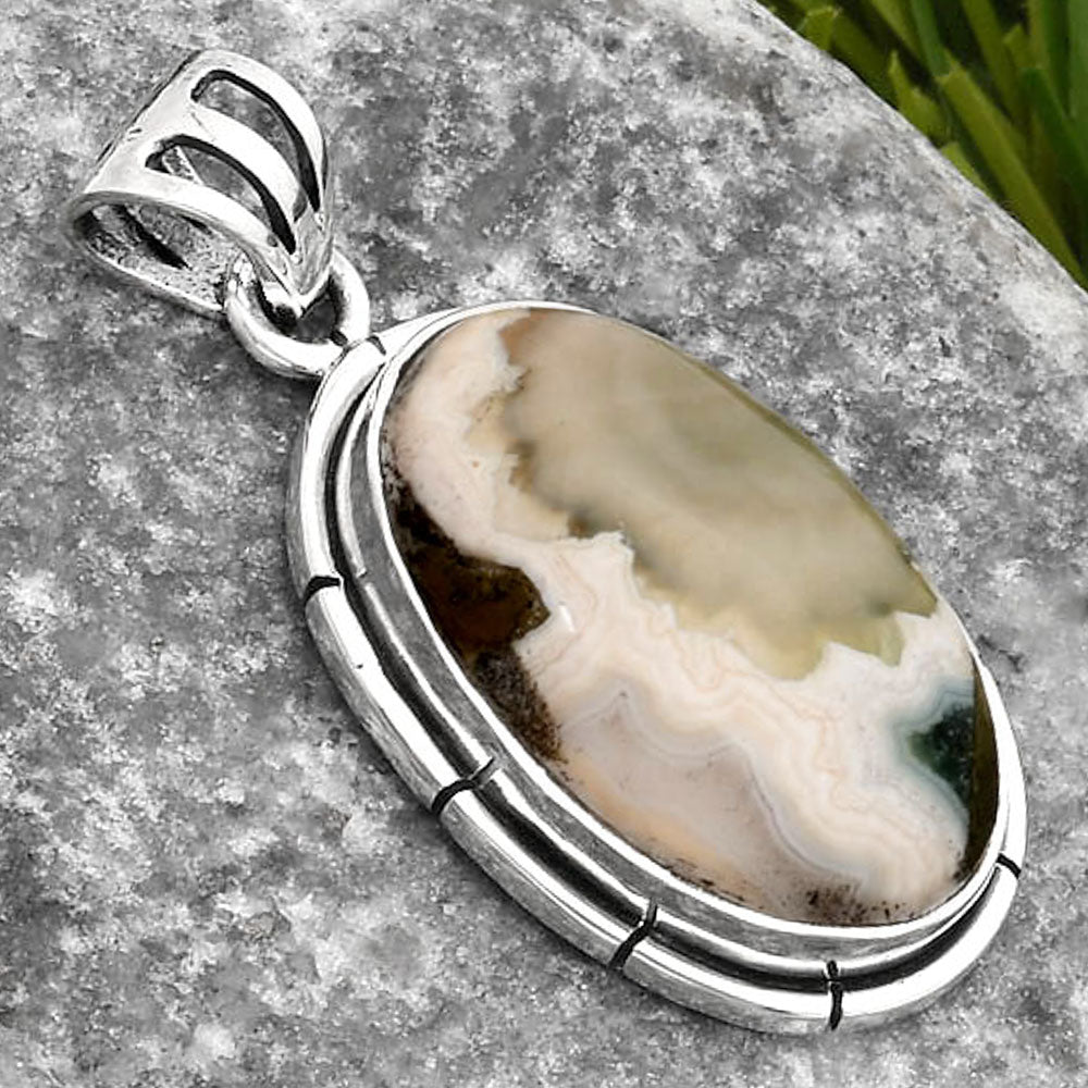 Natural Ocean Jasper - Madagascar Pendant P-1065 SDP107963