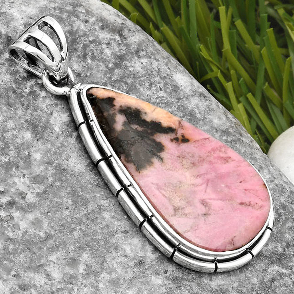 Natural Rhodonite Pendant P-1065 SDP107967