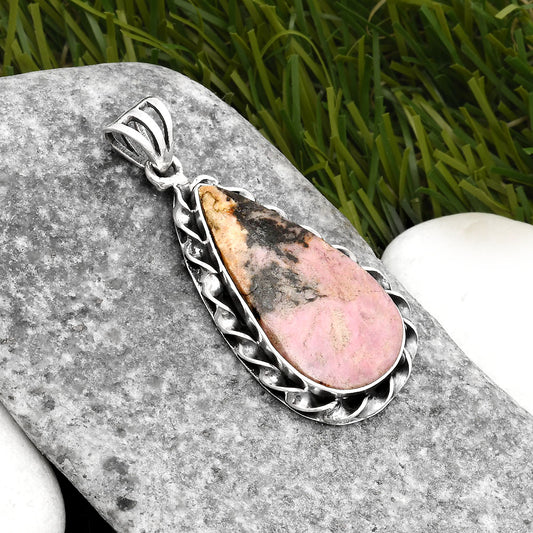 Natural Rhodonite Pendant P-1081 SDP107996