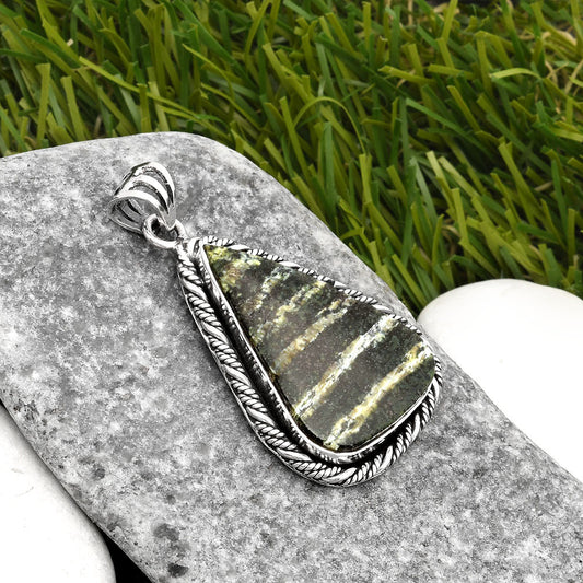 Natural Chrysotile Pendant P-1074 SDP108041