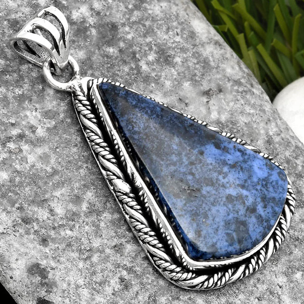 Natural Dumortierite Quartz Pendant P-1074 SDP108065