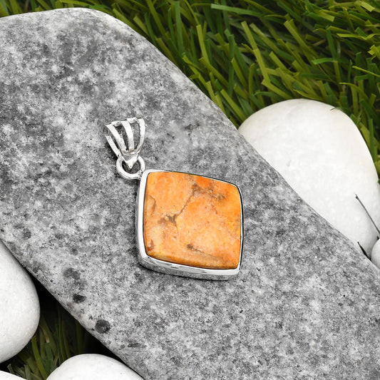 Natural Coral Jasper Pendant P-1002 SDP108140