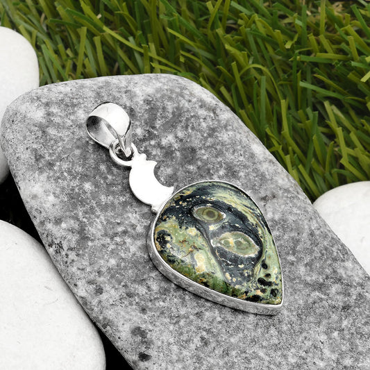 Natural Star Galaxy Jasper Pendant P-1368 SDP108162