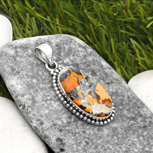 Natural Maligano Jasper - Indonesia Pendant P-1052 SDP108180