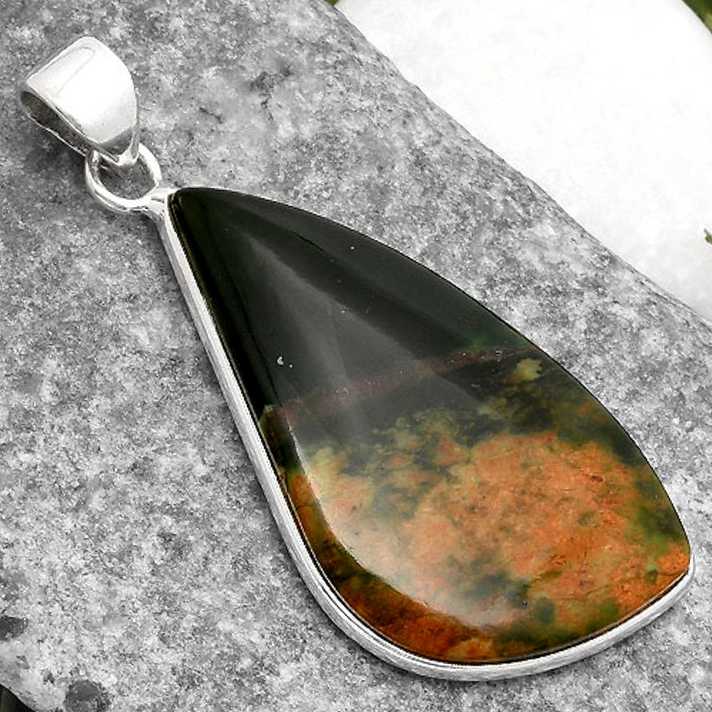 Natural Chrome Chalcedony Pendant P-1001 SDP108587
