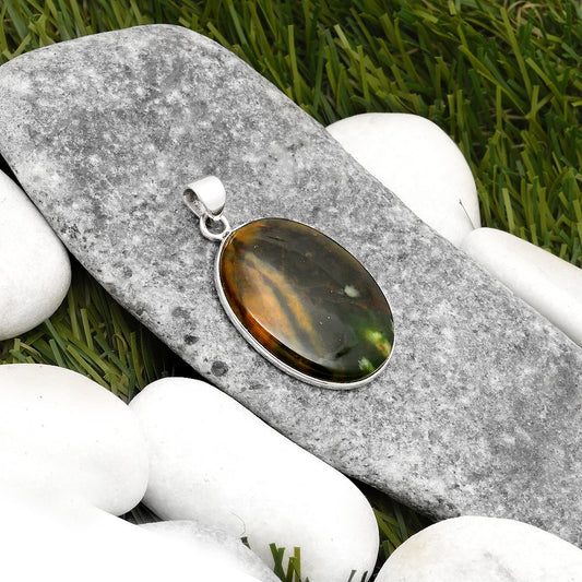 Natural Chrome Chalcedony Pendant P-1001 SDP108664