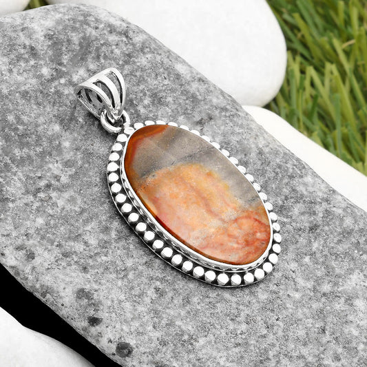 Natural Polygram Jasper Pendant P-1052 SDP108888