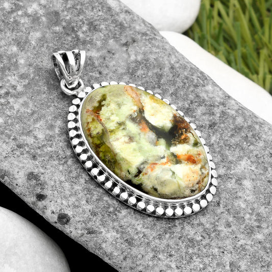 Natural Chrome Chalcedony Pendant P-1052 SDP108914