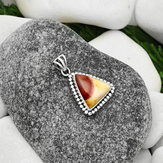 Natural Red Mookaite Pendant P-1052 SDP108938