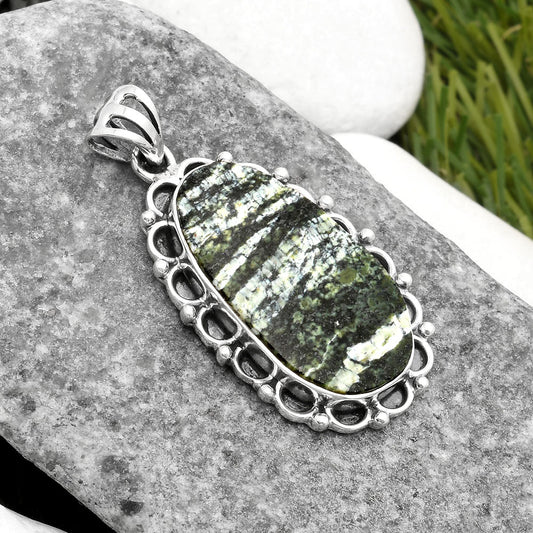 Natural Chrysotile Pendant P-1080 SDP108975