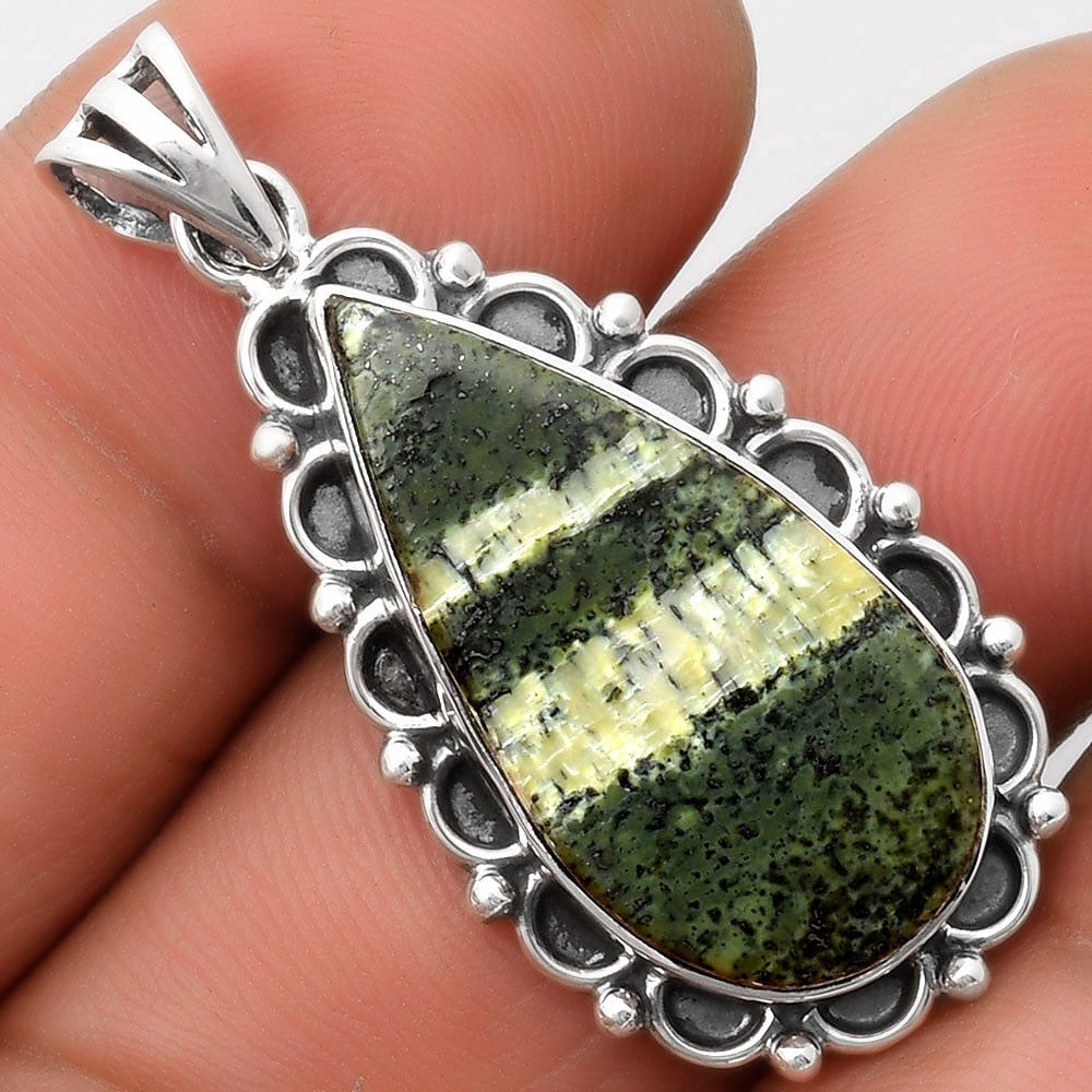 Natural Chrysotile Pendant P-1080 SDP108989