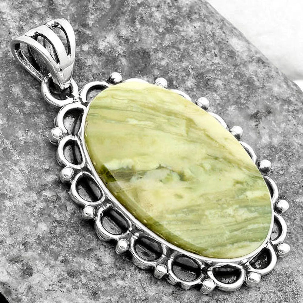 Natural Serpentine Pendant P-1080 SDP109011