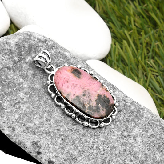 Natural Rhodonite Pendant P-1080 SDP109024