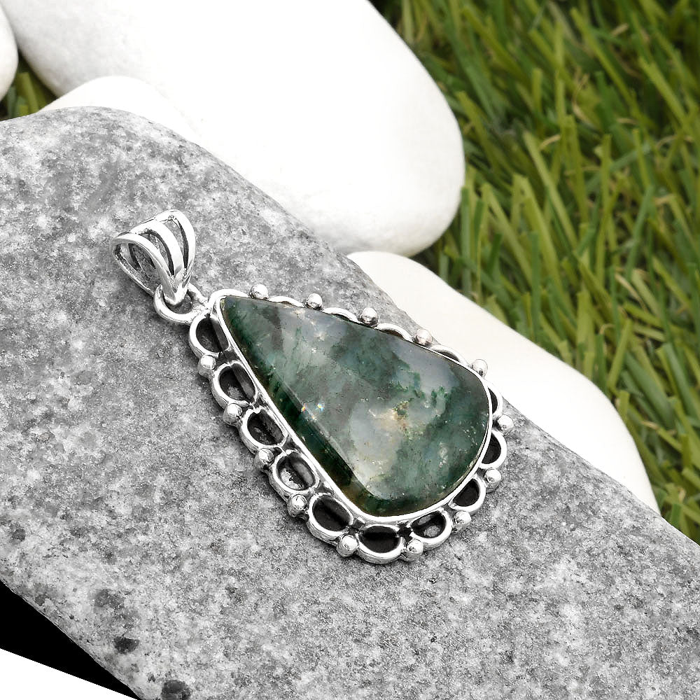 Natural Green Aventurine Pendant P-1080 SDP109031