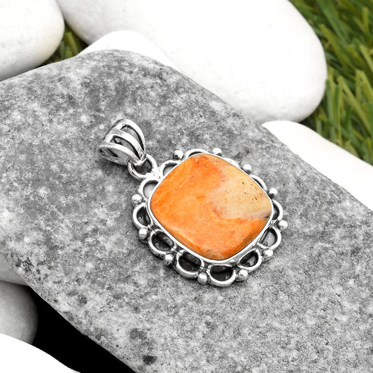 Natural Coral Jasper Pendant P-1080 SDP109039