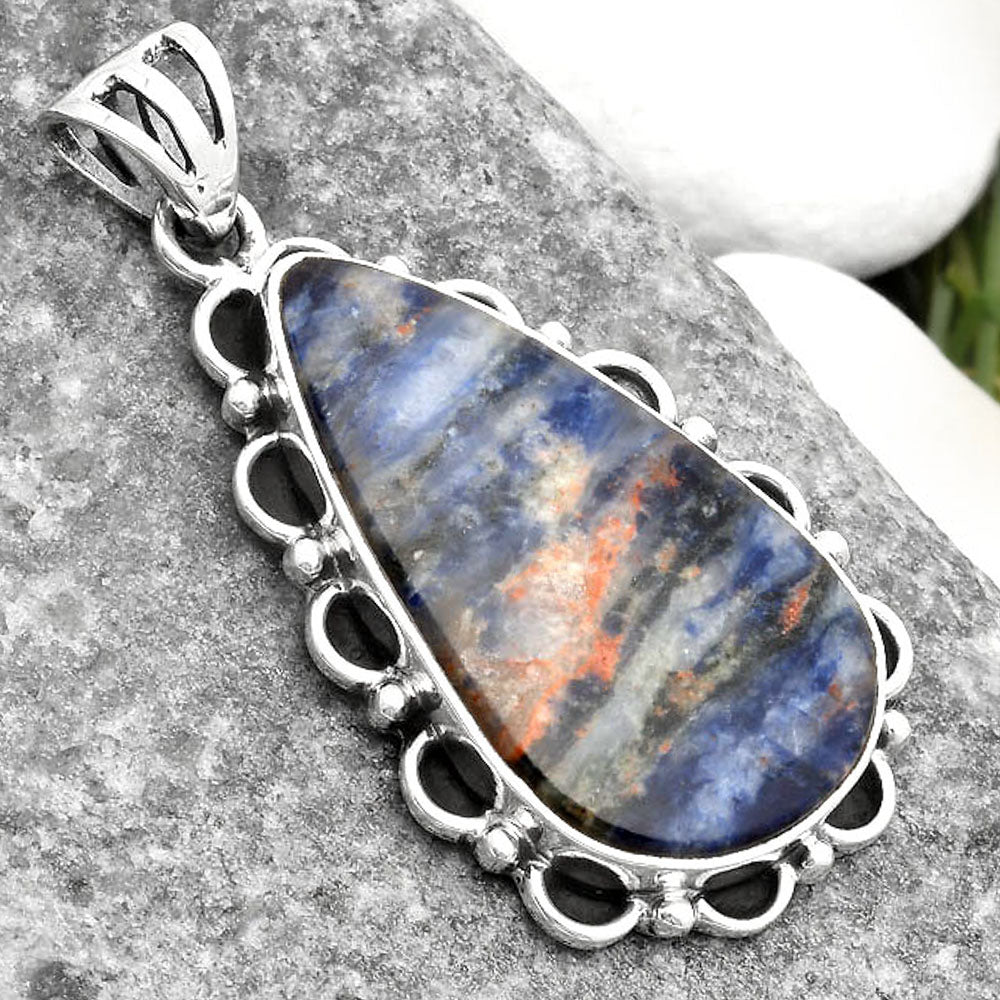 Natural Sodalite Pendant P-1080 SDP109046