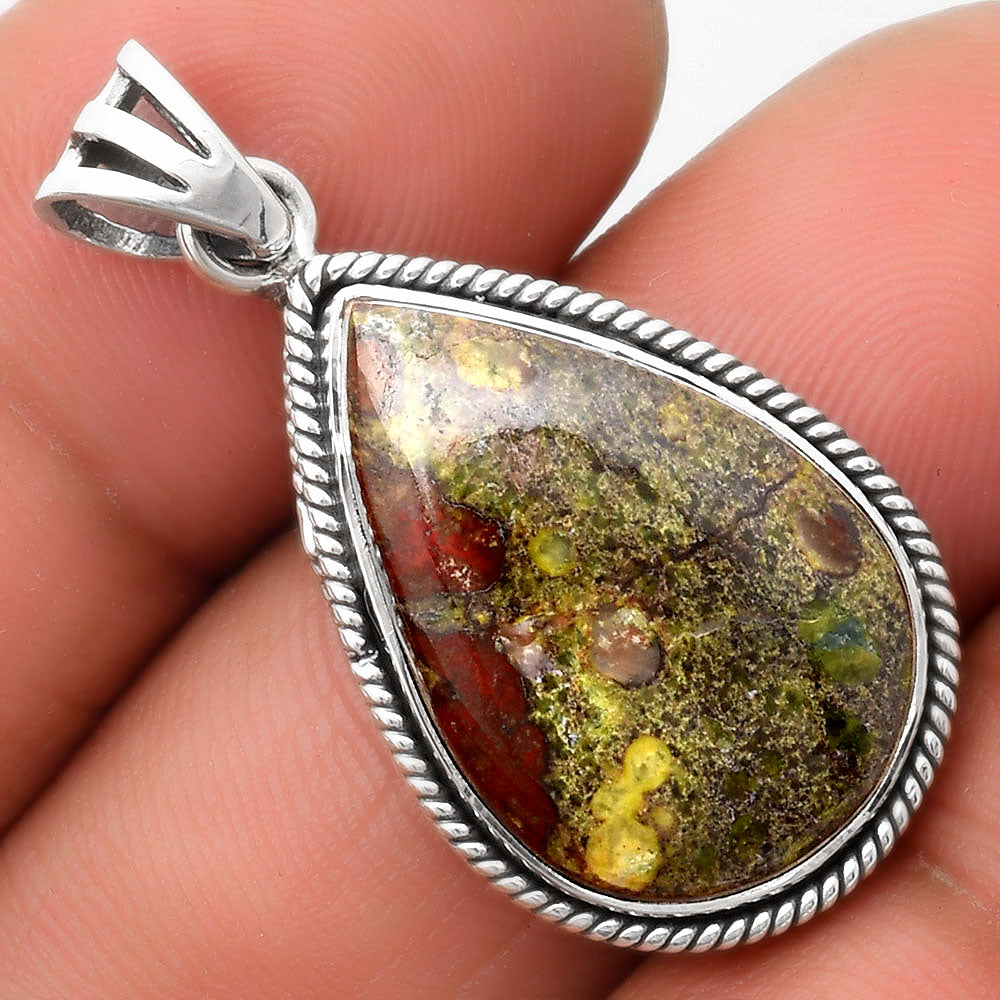 Dragon Blood Stone - South Africa Pendant P-1056 SDP109075