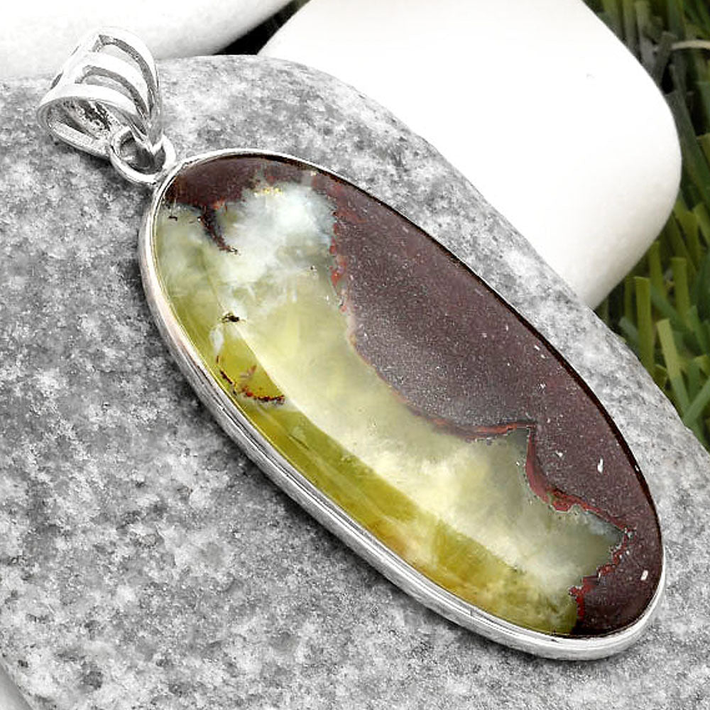 Natural Boulder Chrysoprase Australia Pendant P-1001 SDP109192
