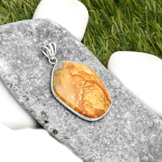 Natural Picture Jasper Pendant P-1001 SDP109294