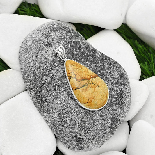 Natural Picture Jasper Pendant P-1001 SDP109419