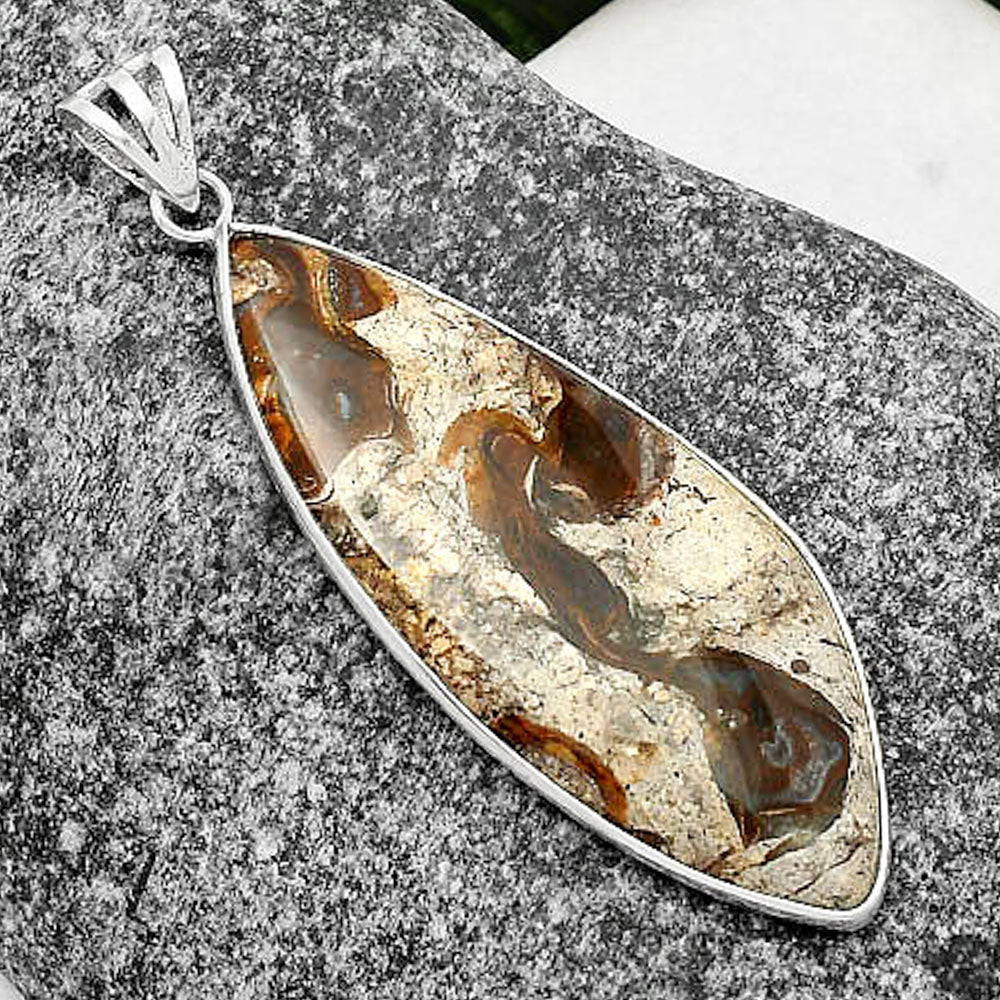 Natural Rock Calcy Pendant P-1001 SDP109466