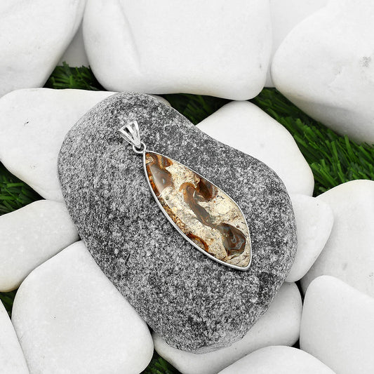 Natural Rock Calcy Pendant P-1001 SDP109466