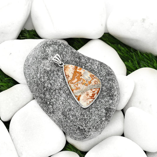 Natural Rosetta Picture Jasper Pendant P-1001 SDP109467