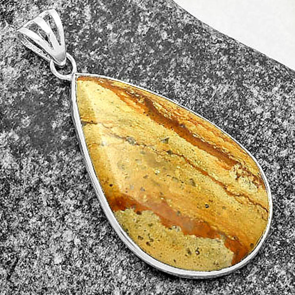Natural Picture Jasper Pendant P-1001 SDP109478
