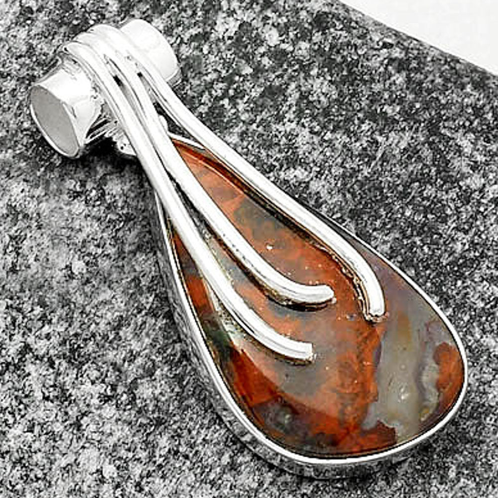 Natural Rare Cady Mountain Agate Pendant P-1675 SDP109588