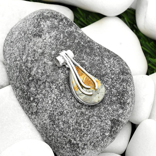 Natural Maligano Jasper - Indonesia Pendant P-1675 SDP109589