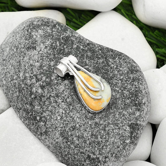 Natural Maligano Jasper - Indonesia Pendant P-1675 SDP109593