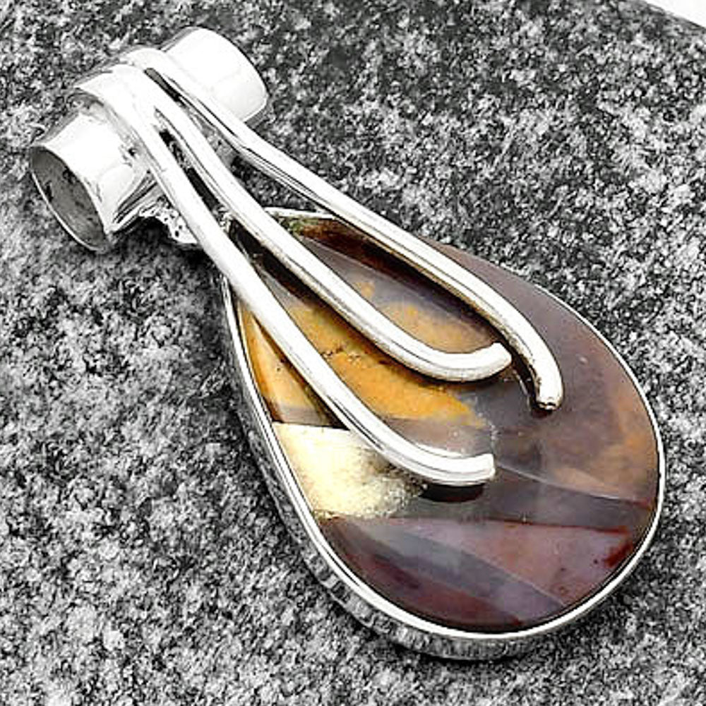 Natural Purple Cow Jasper Pendant P-1675 SDP109607