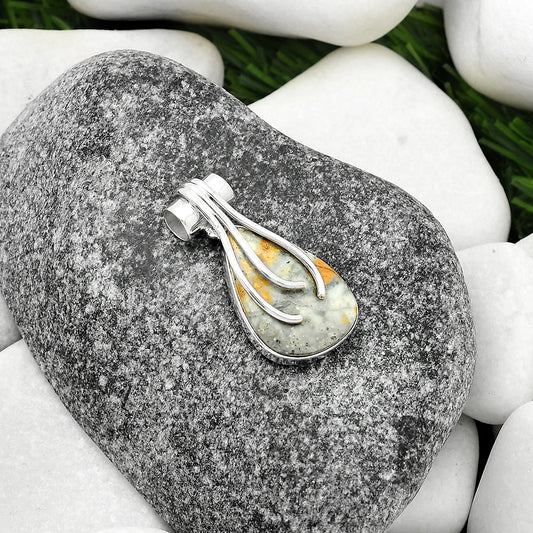 Natural Maligano Jasper - Indonesia Pendant P-1675 SDP109610