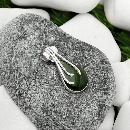 Natural Chrome Chalcedony Pendant P-1675 SDP109611