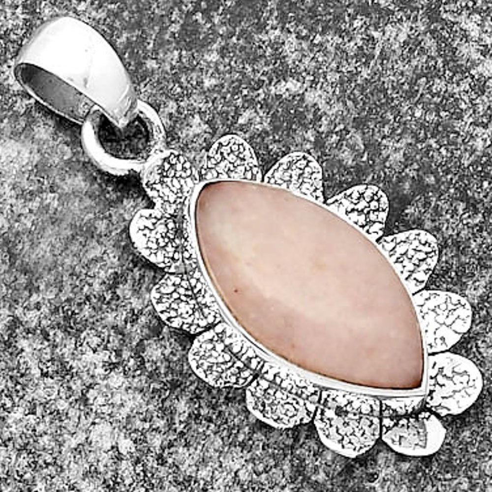 Natural Pink Scolecite Pendant P-1205 SDP109672