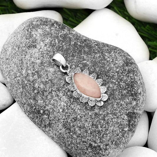Natural Pink Scolecite Pendant P-1205 SDP109672