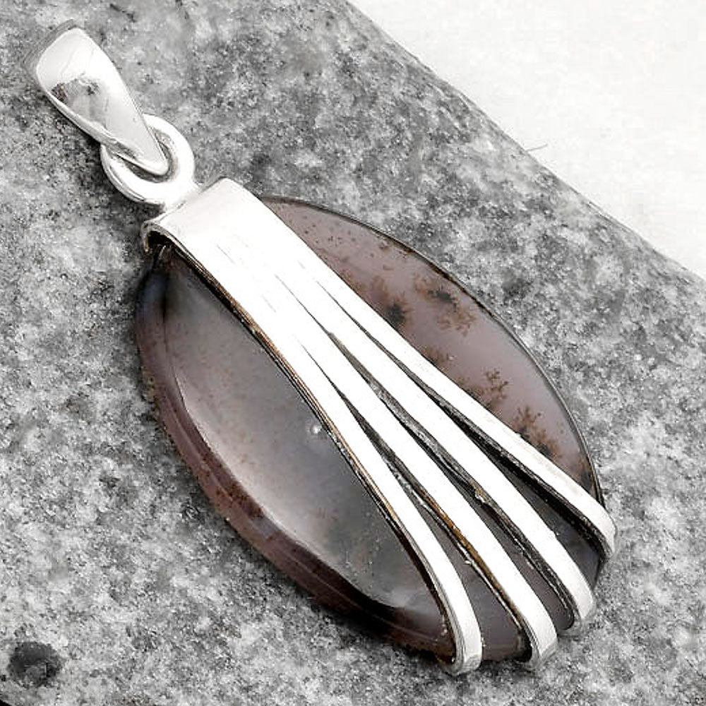Natural Amethyst Sage Agate - Nevada Pendant P-1302 SDP109874