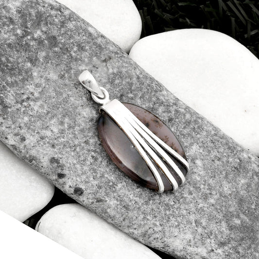 Natural Amethyst Sage Agate - Nevada Pendant P-1302 SDP109874