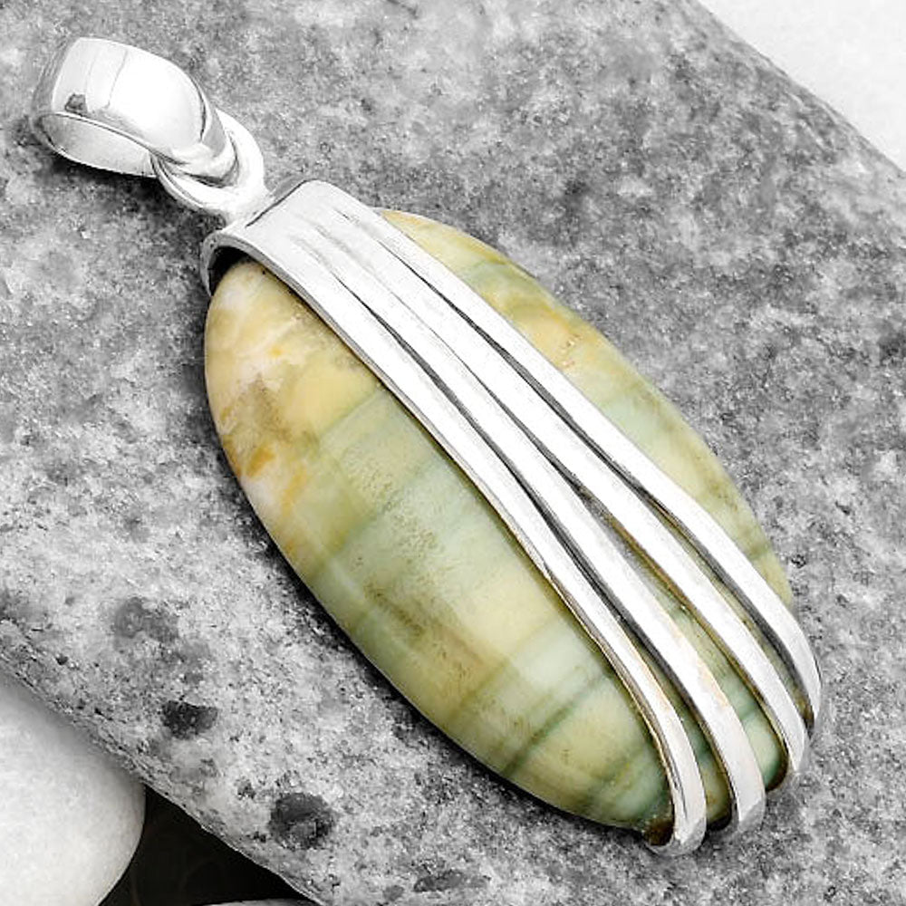 Natural Saturn Chalcedony Pendant P-1302 SDP109877