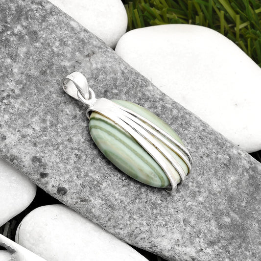 Natural Saturn Chalcedony Pendant P-1302 SDP109894