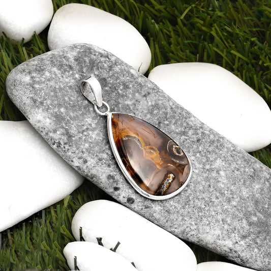Natural Tube Agate - Turkish Pendant P-1001 SDP110338