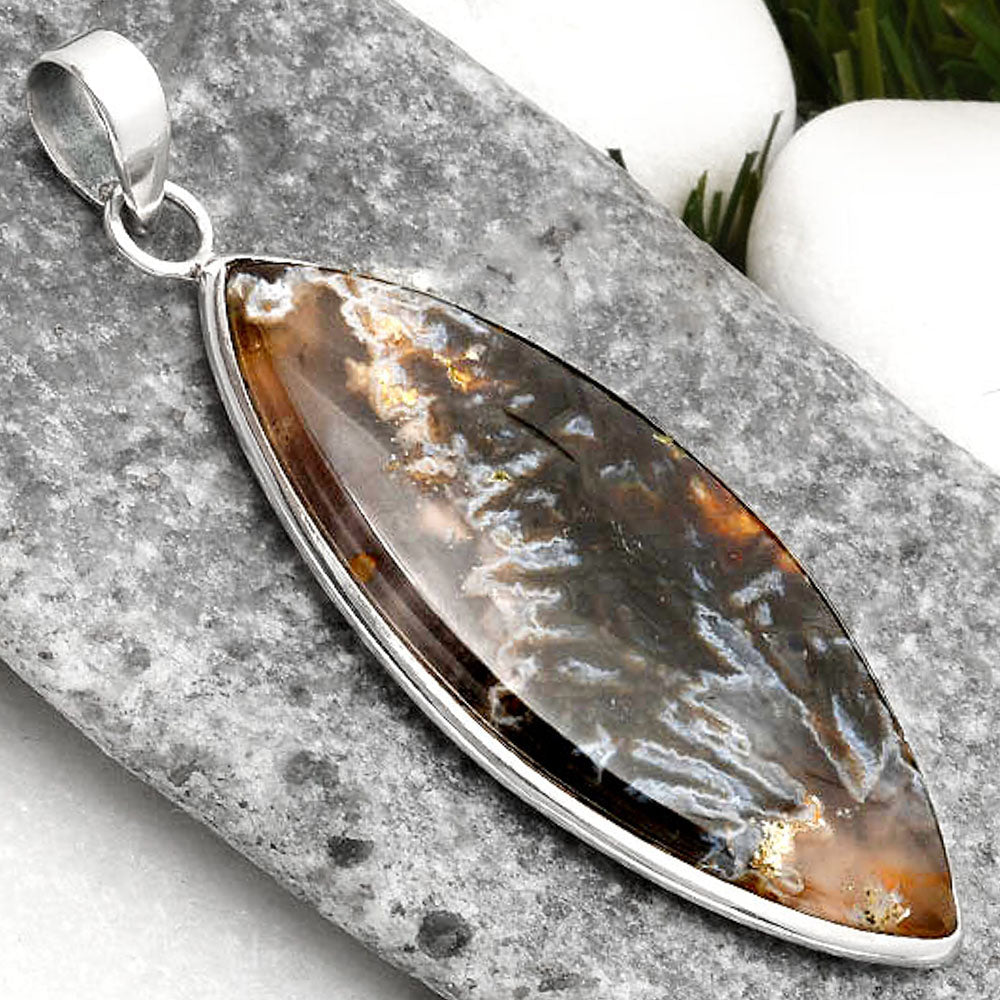 Natural Tube Agate - Turkish Pendant P-1001 SDP110429