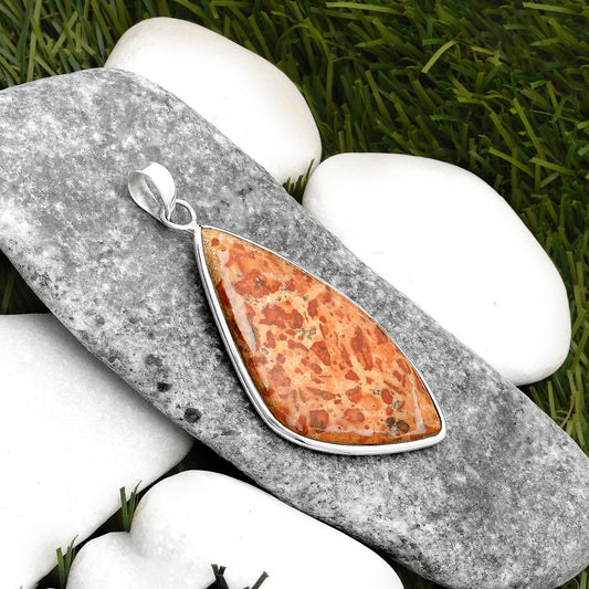 Natural Asteroid Jasper Pendant P-1001 SDP110448