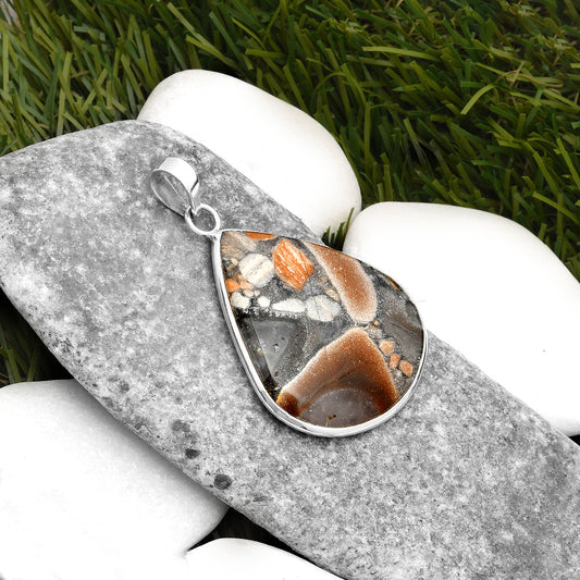 Natural Tabu Jasper Pendant P-1001 SDP110464