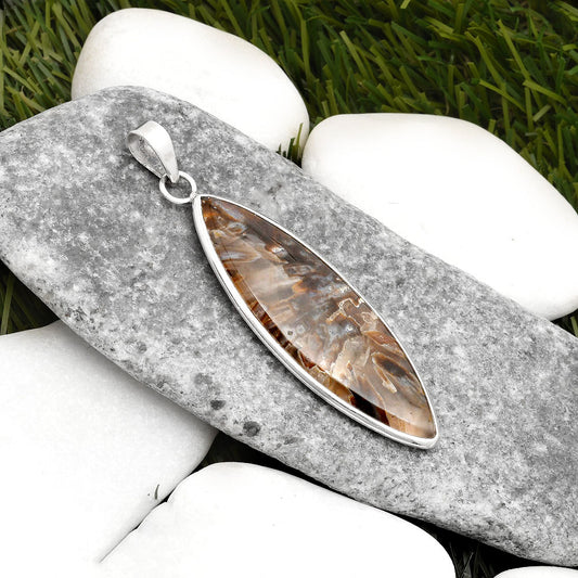 Natural Tube Agate - Turkish Pendant P-1001 SDP110484