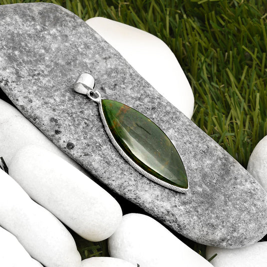 Natural Chrome Chalcedony Pendant P-1053 SDP111049