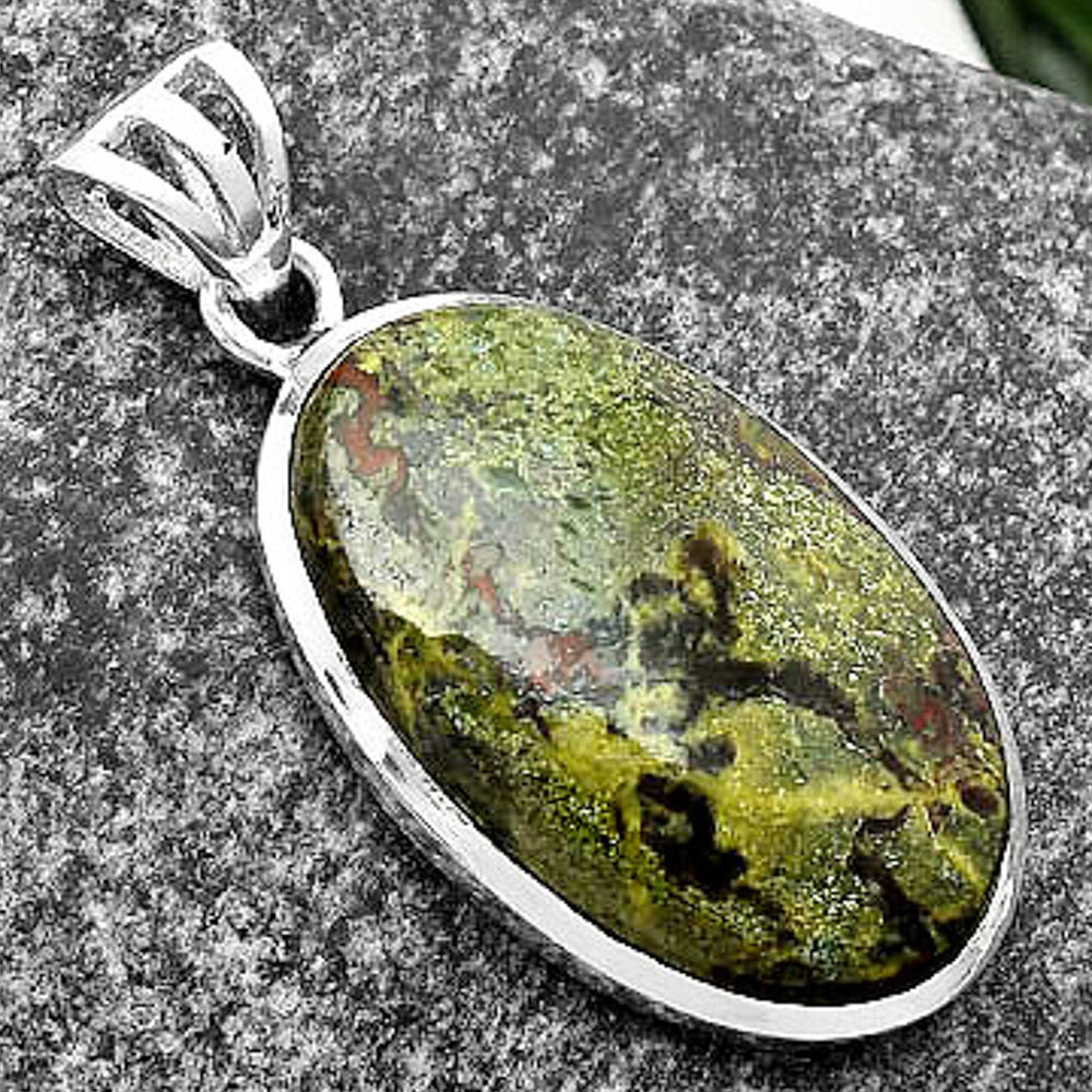 Dragon Blood Stone - South Africa Pendant P-1002 SDP111066