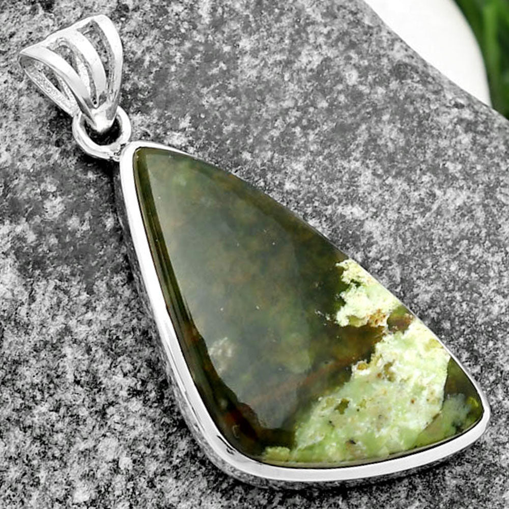 Natural Chrome Chalcedony Pendant P-1002 SDP111161