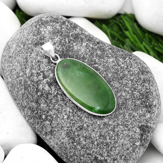 Natural Chrome Chalcedony Pendant P-1053 SDP111258